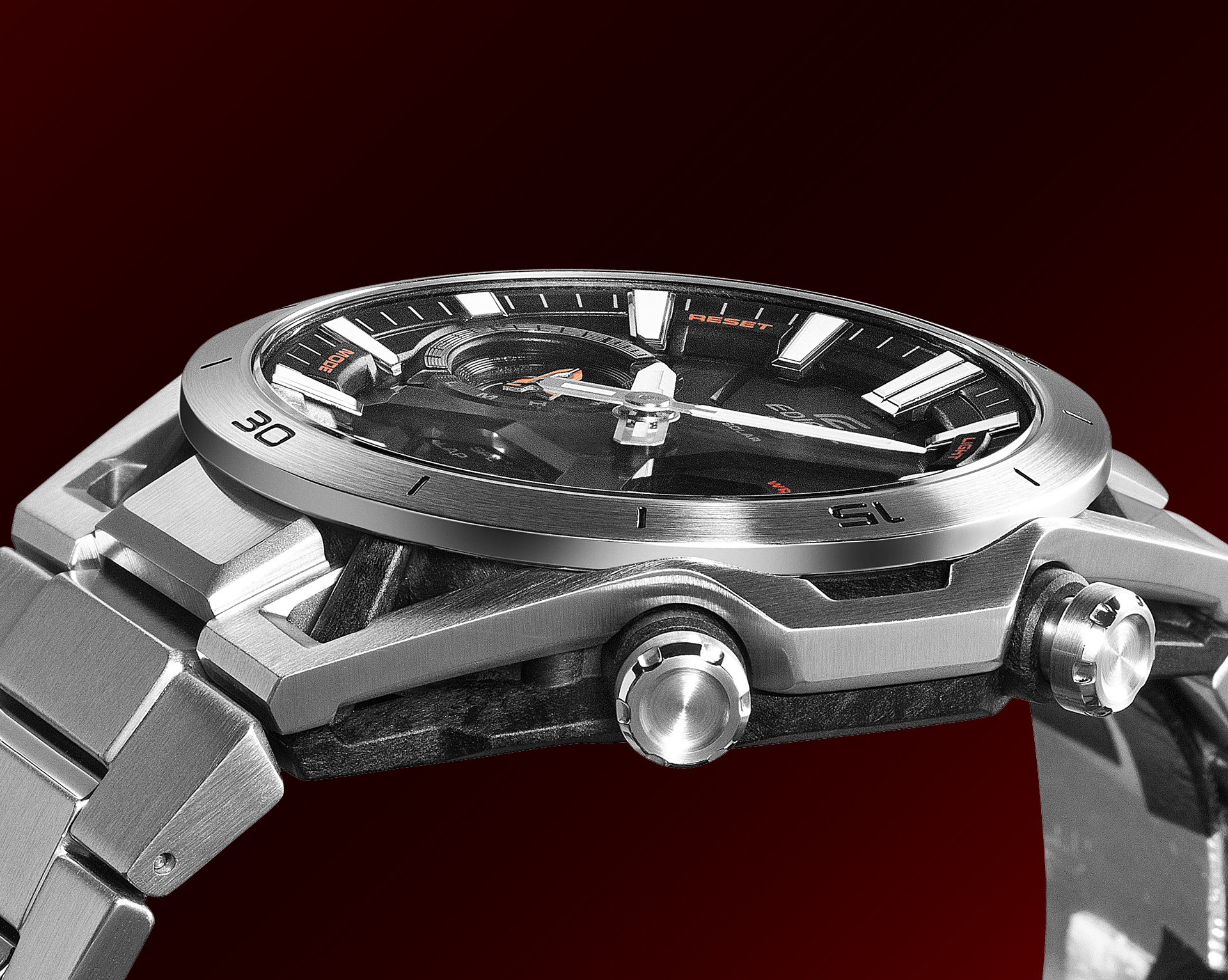 Photo showing the thinness of the ECB-2300D-1A