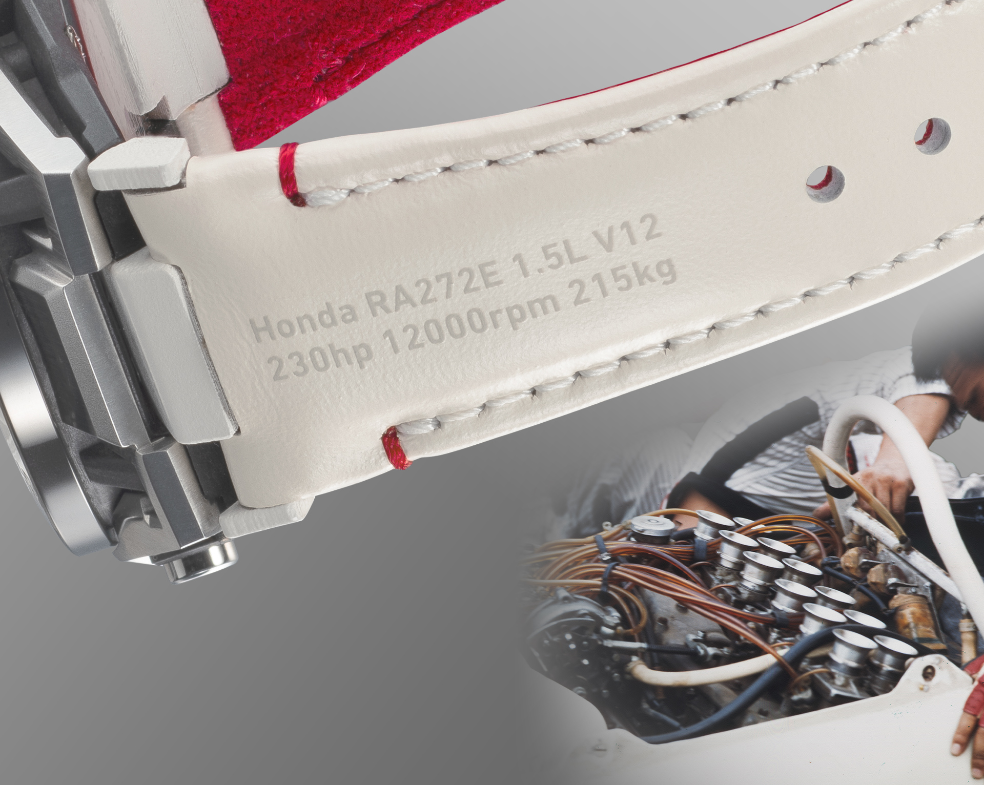 Photos of the ECB-2300HR-1A band and engine