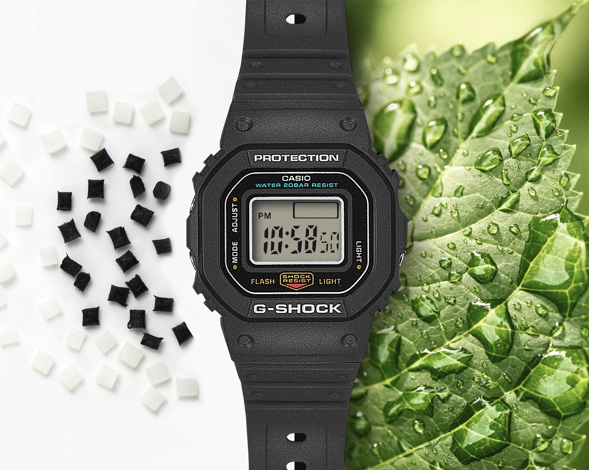 Bio-based resin image of G-SHOCK NANO