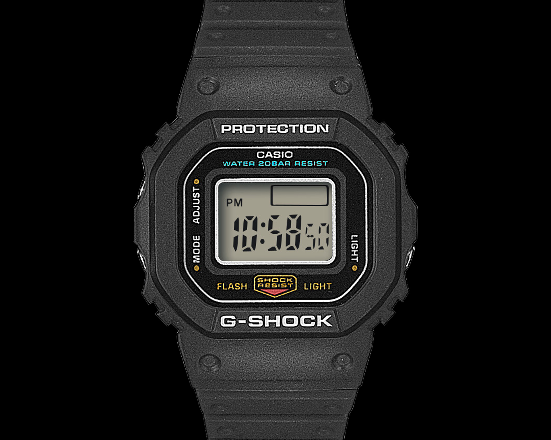 A photo of G-SHOCK NANO digital face