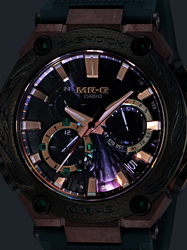 A photo of MRG-B2000KT lit up